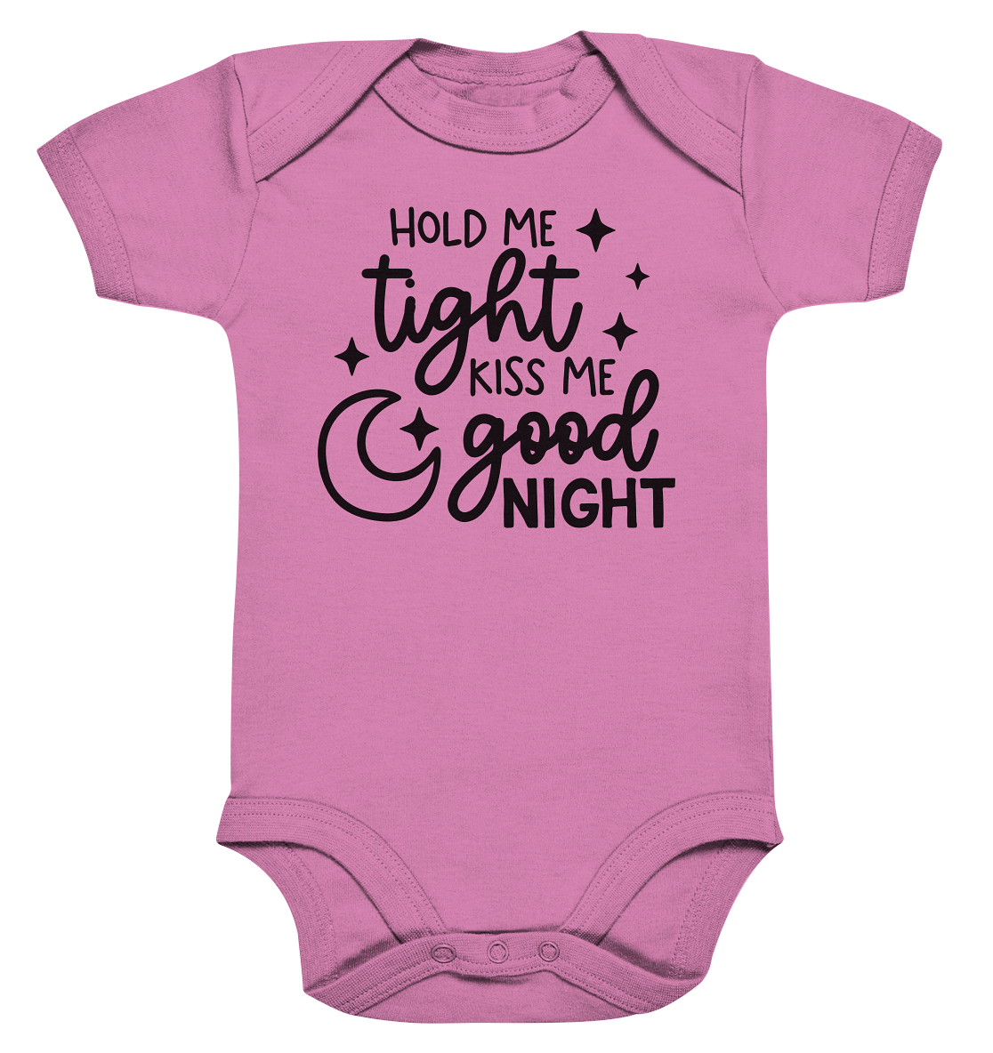 hold me tight kiss me good night - Organic Baby Bodysuite