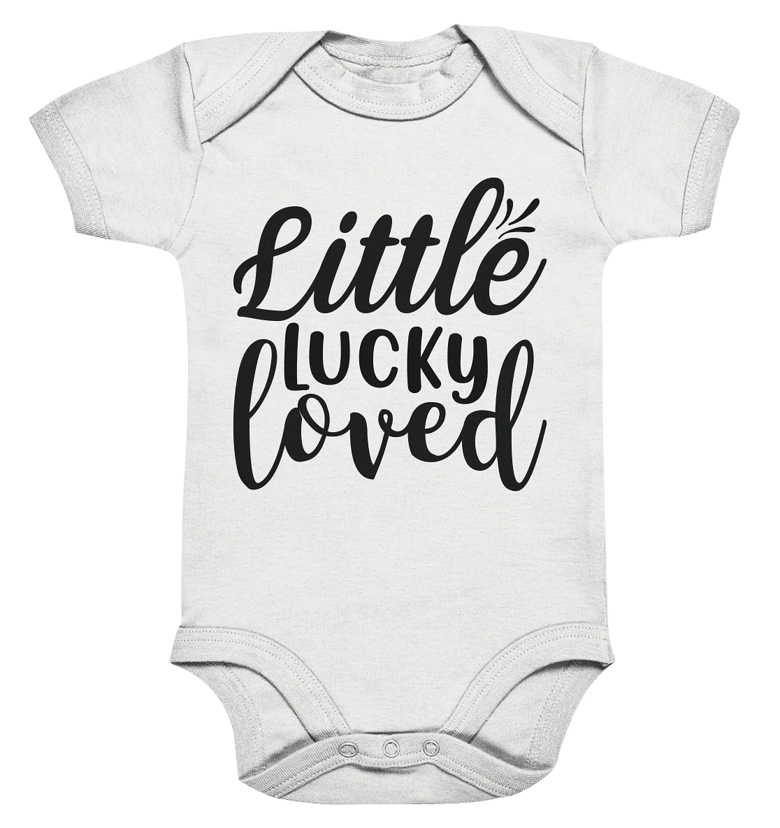 little lucky loved - Organic Baby Bodysuite