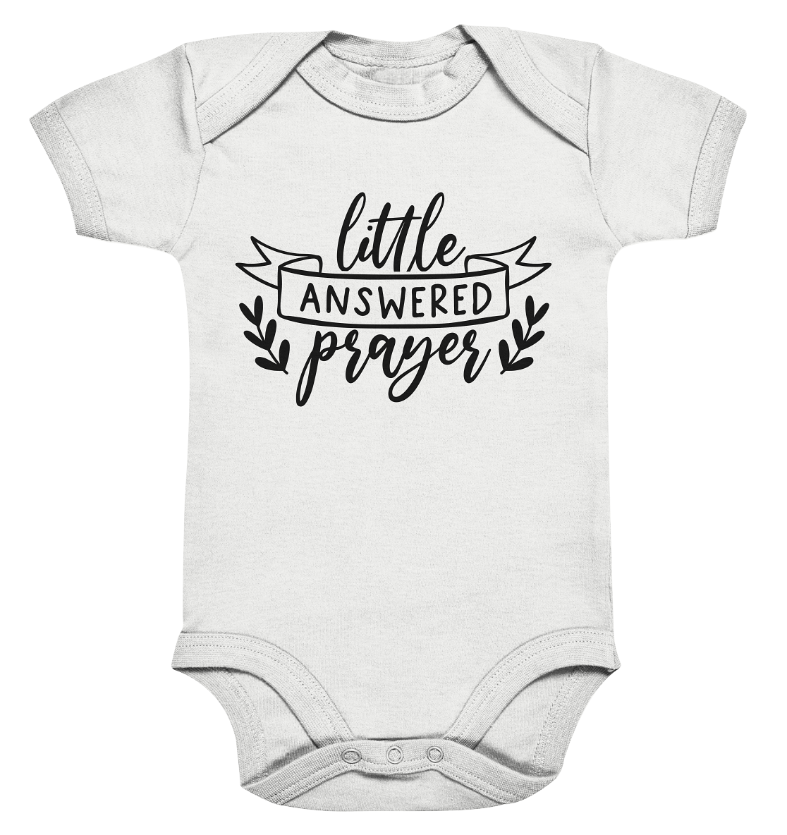 little answered prayer - Organic Baby Bodysuite