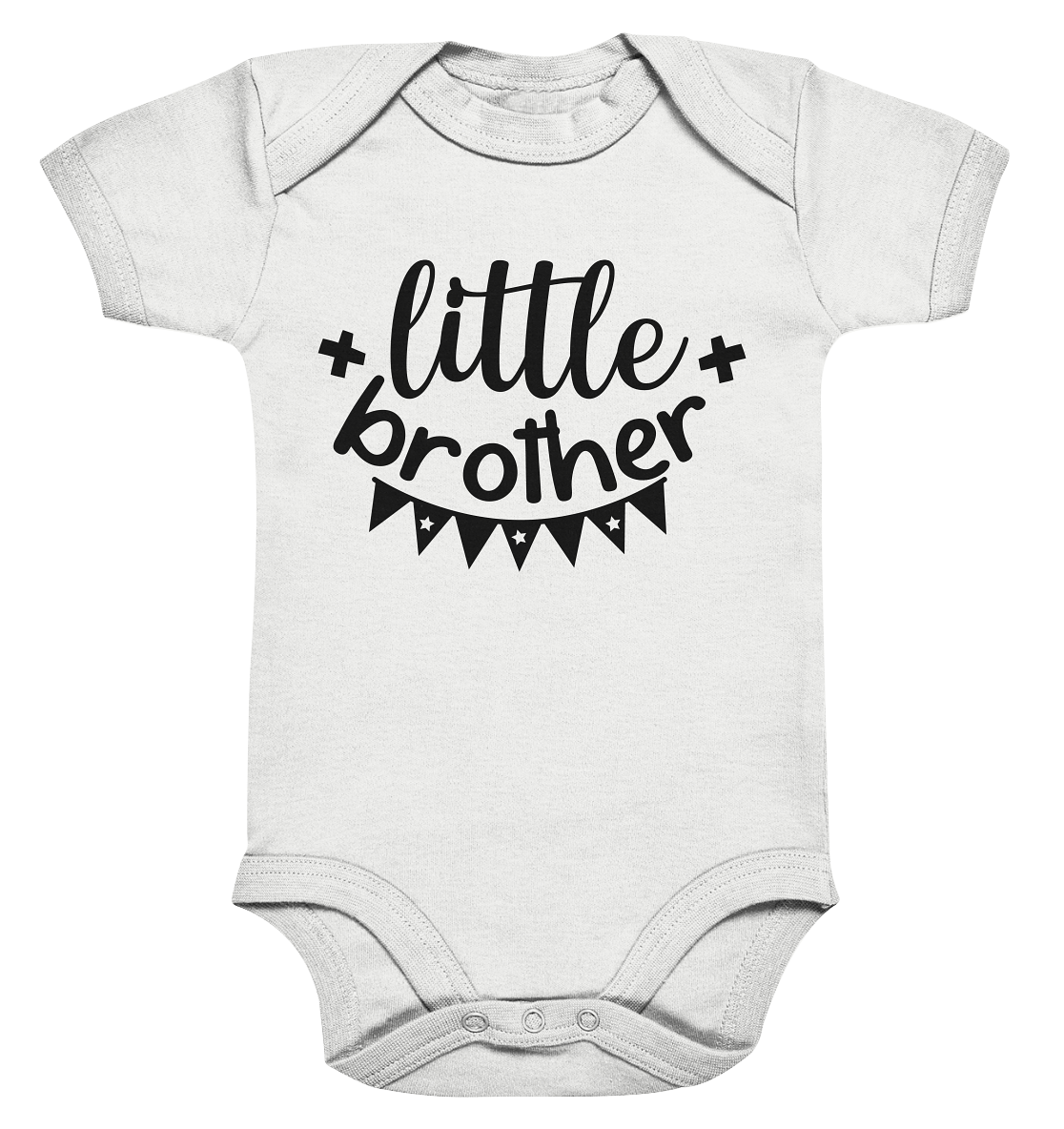 little brother - Organic Baby Bodysuite