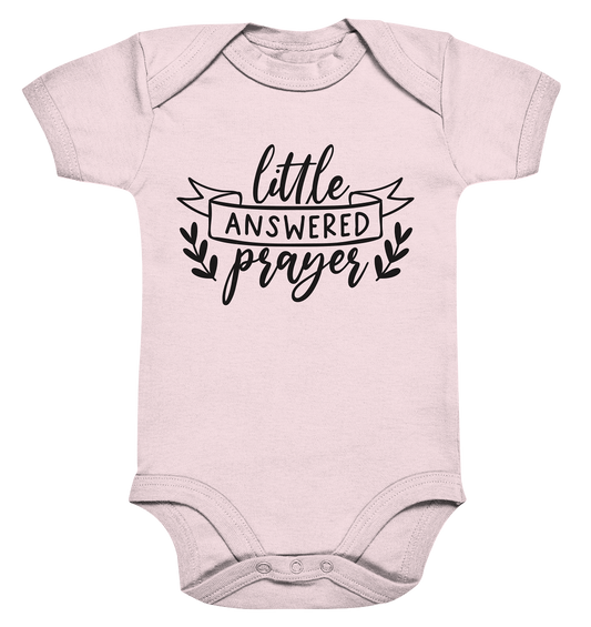 little answered prayer - Organic Baby Bodysuite