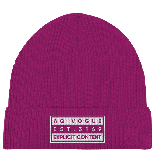 Basic Stick - Organic Fisherman Beanie