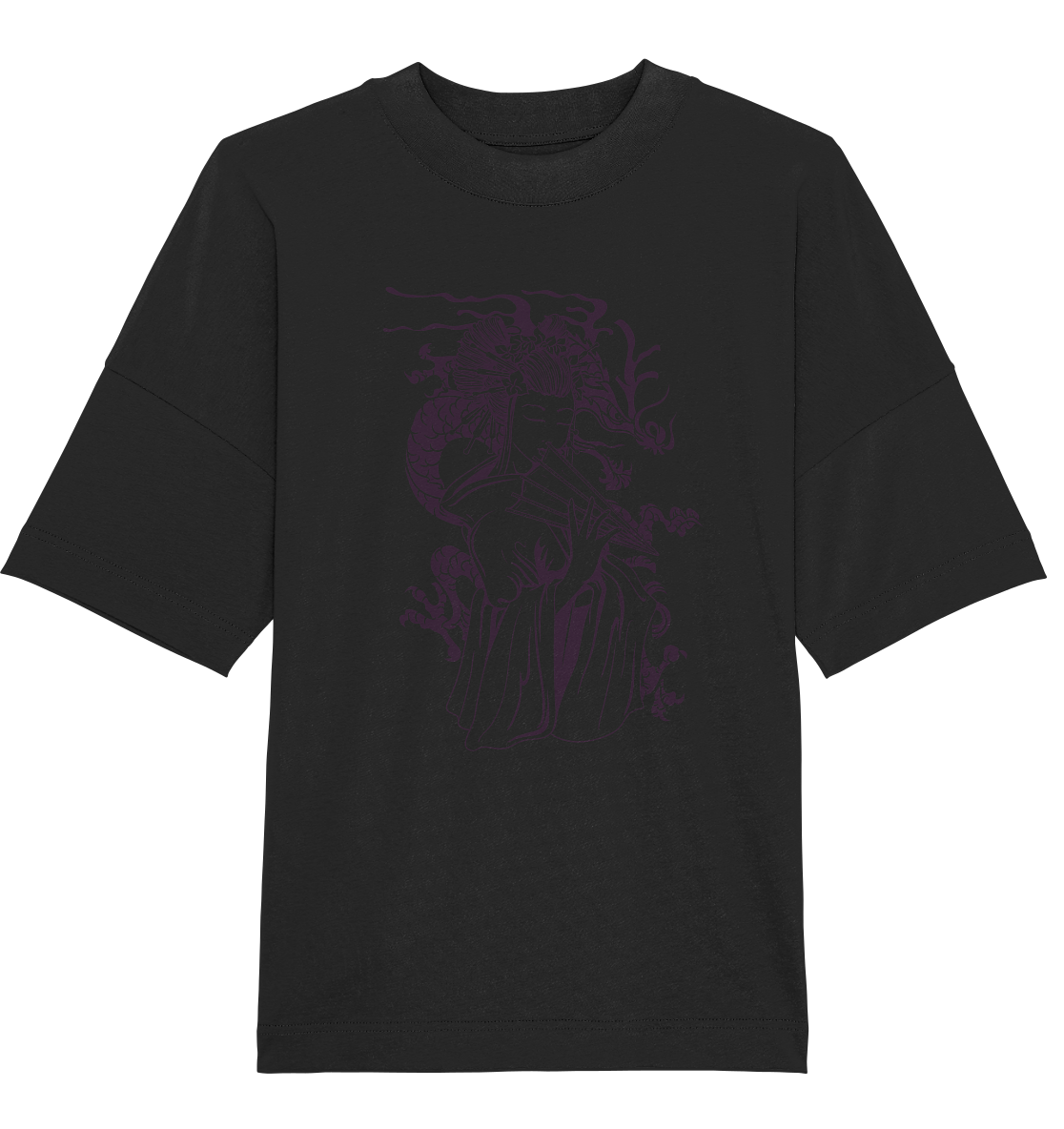 Geisha Dragon - Organic Oversize Shirt