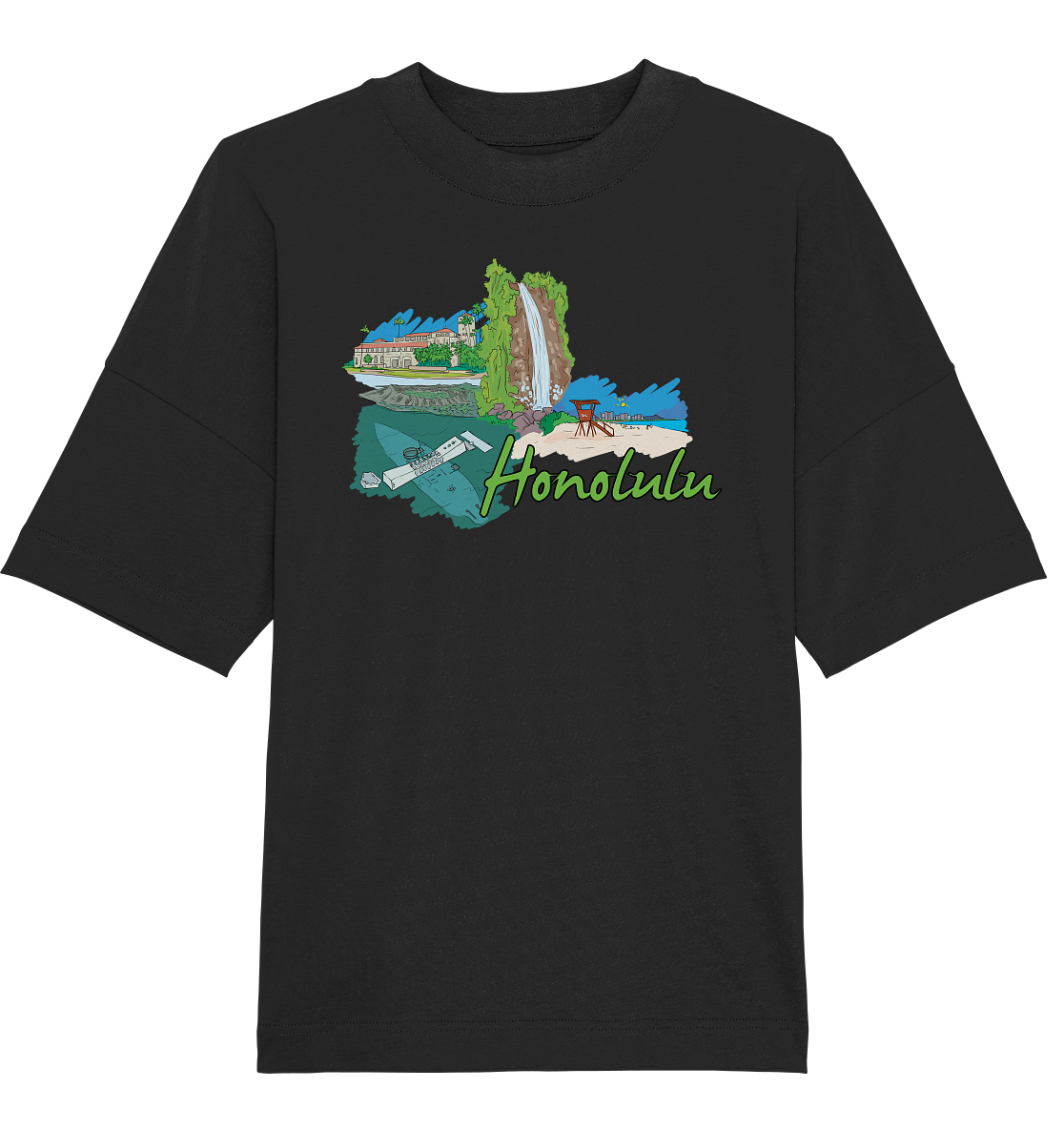 Honolulu - Organic Oversize Shirt