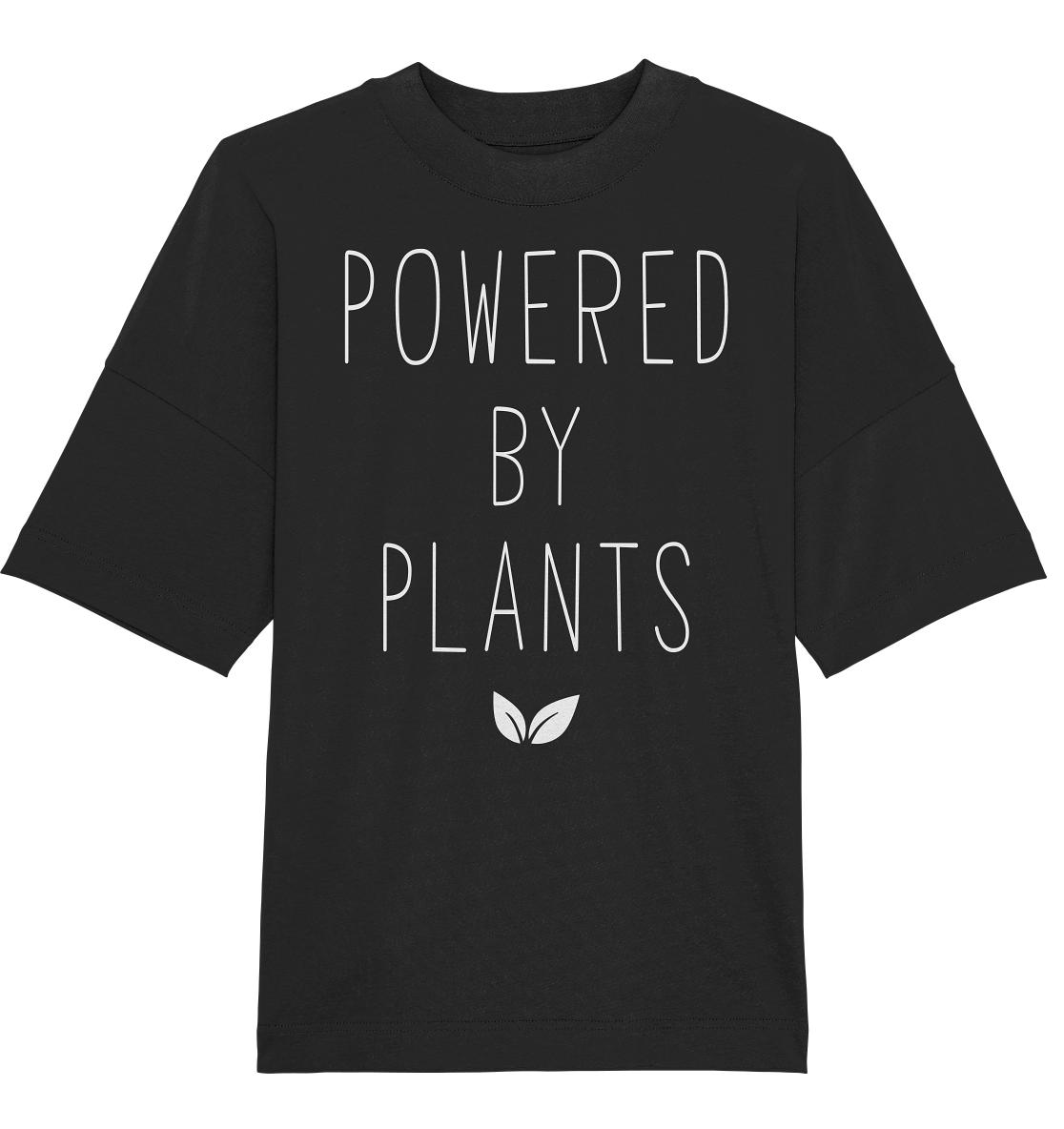 powered by plants - Organic Oversize Shirt