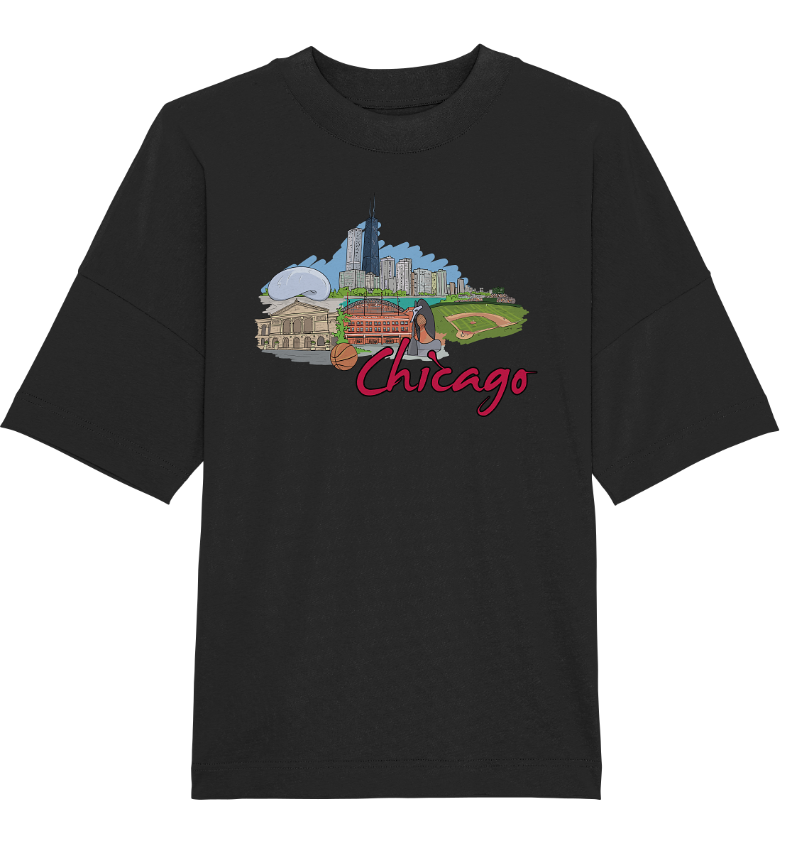 Chicago - Organic Oversize Shirt