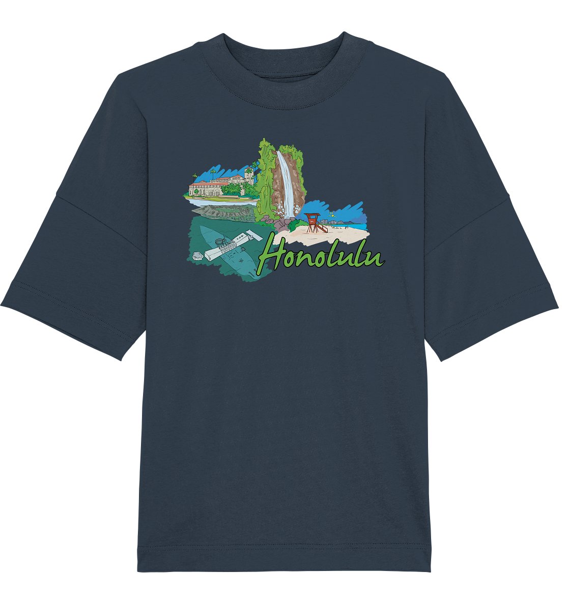 Honolulu - Organic Oversize Shirt