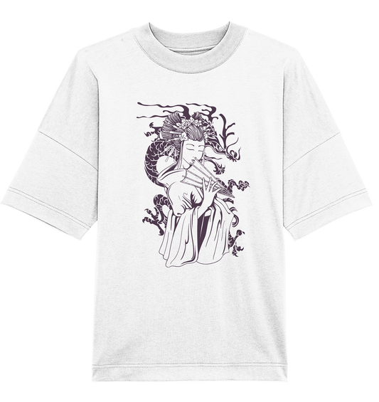 Geisha Dragon - Organic Oversize Shirt