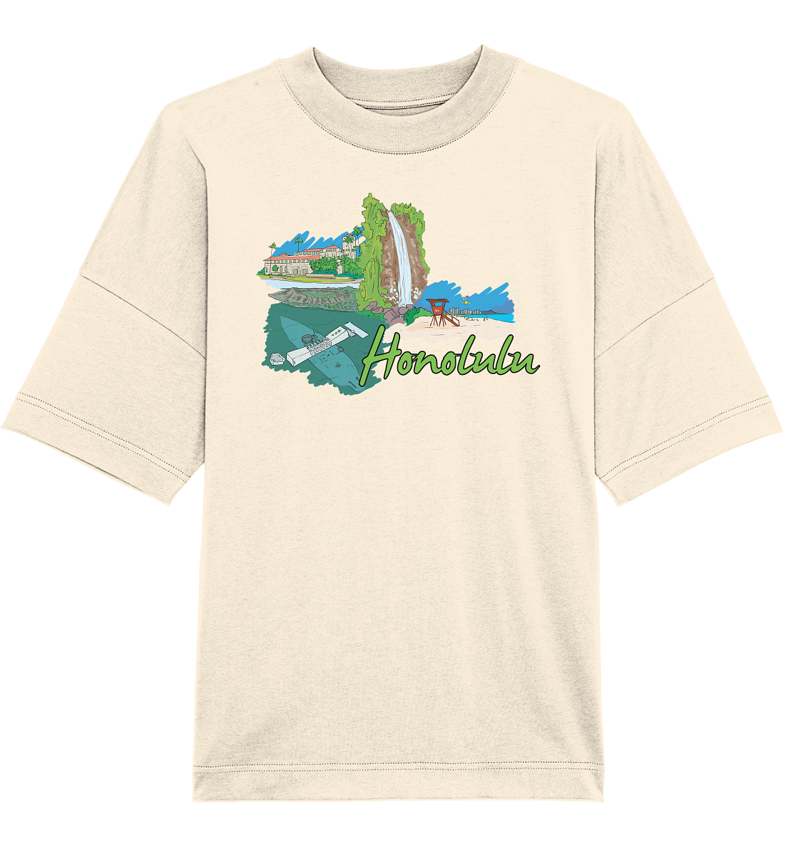 Honolulu - Organic Oversize Shirt