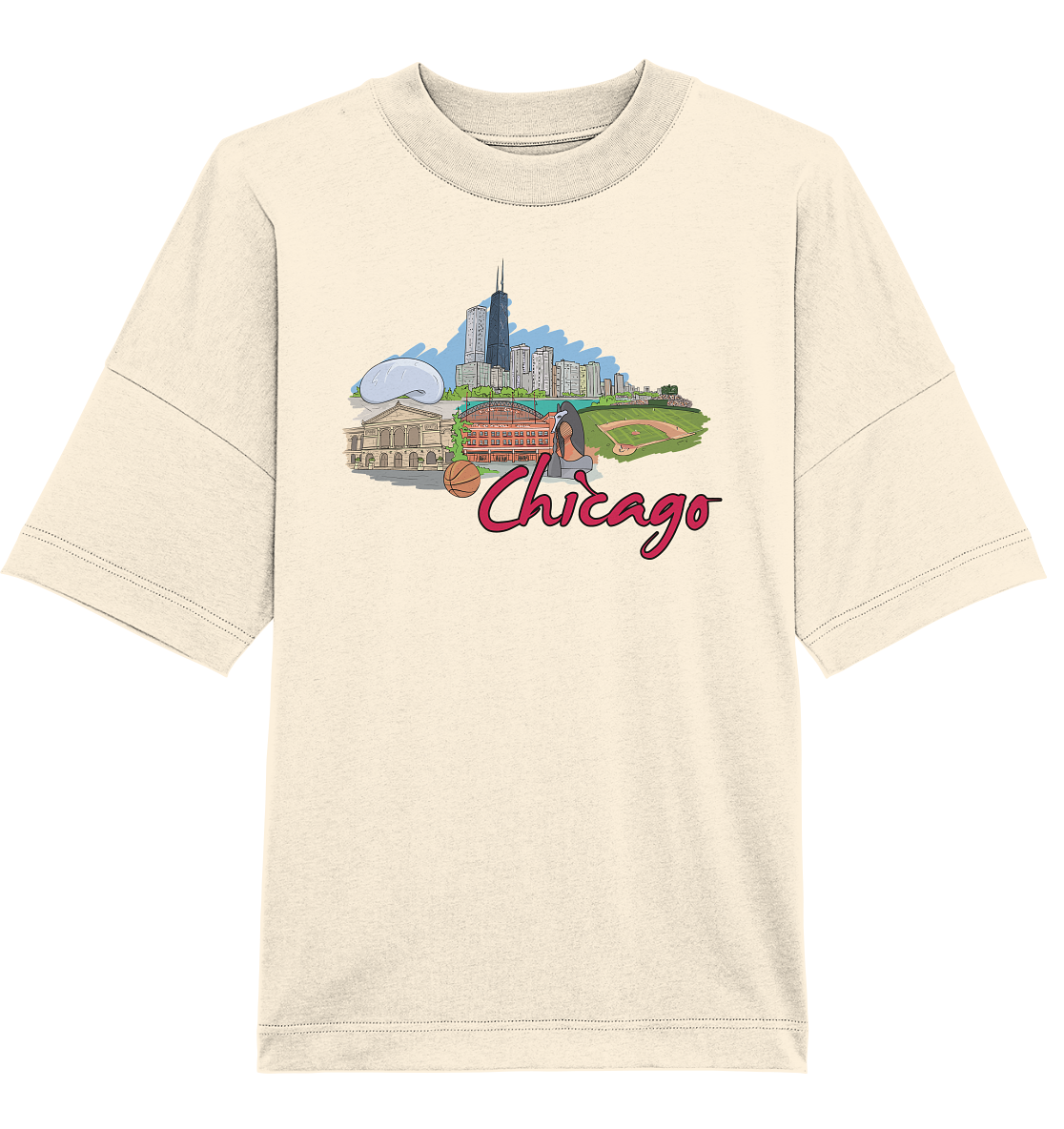 Chicago - Organic Oversize Shirt