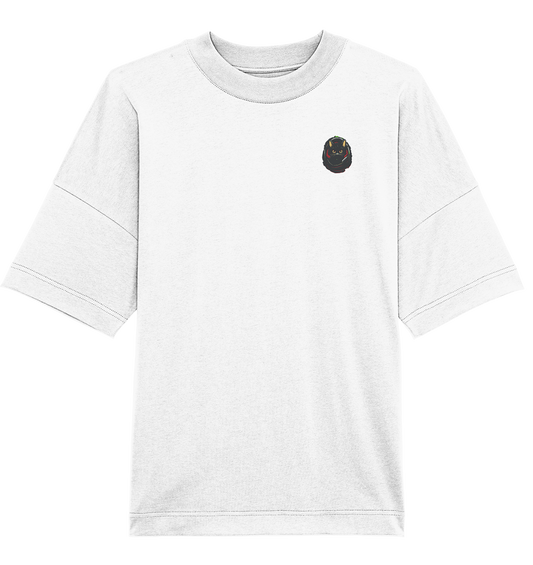 Black Cat Pocket - Organic Oversize Shirt (Stick)