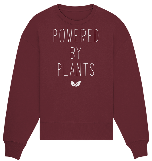 powered by plants - Organic Oversize Sweatshirt
