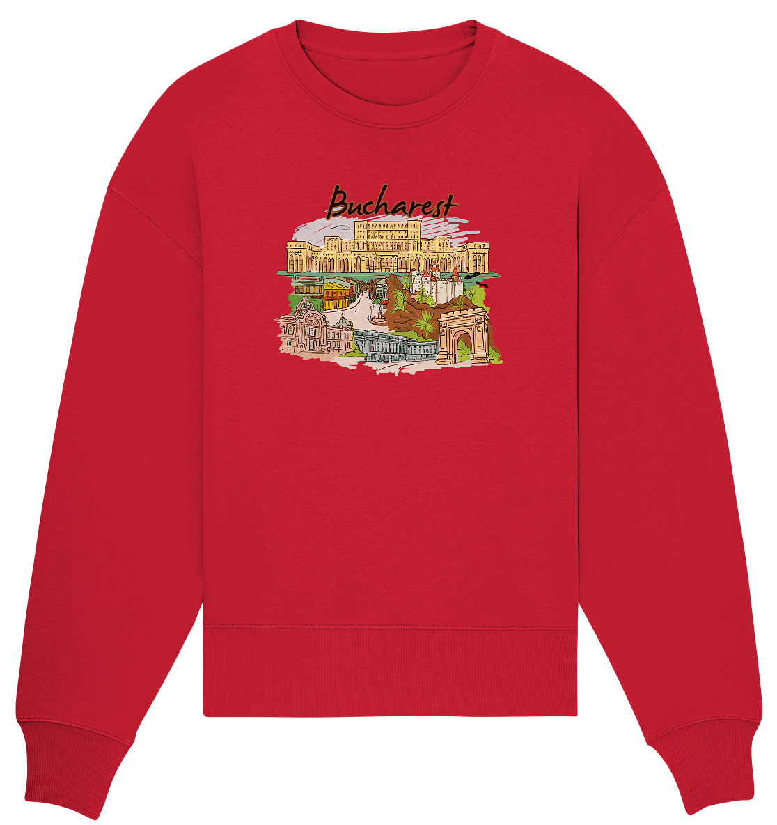 Bucharest - Organic Oversize Sweatshirt