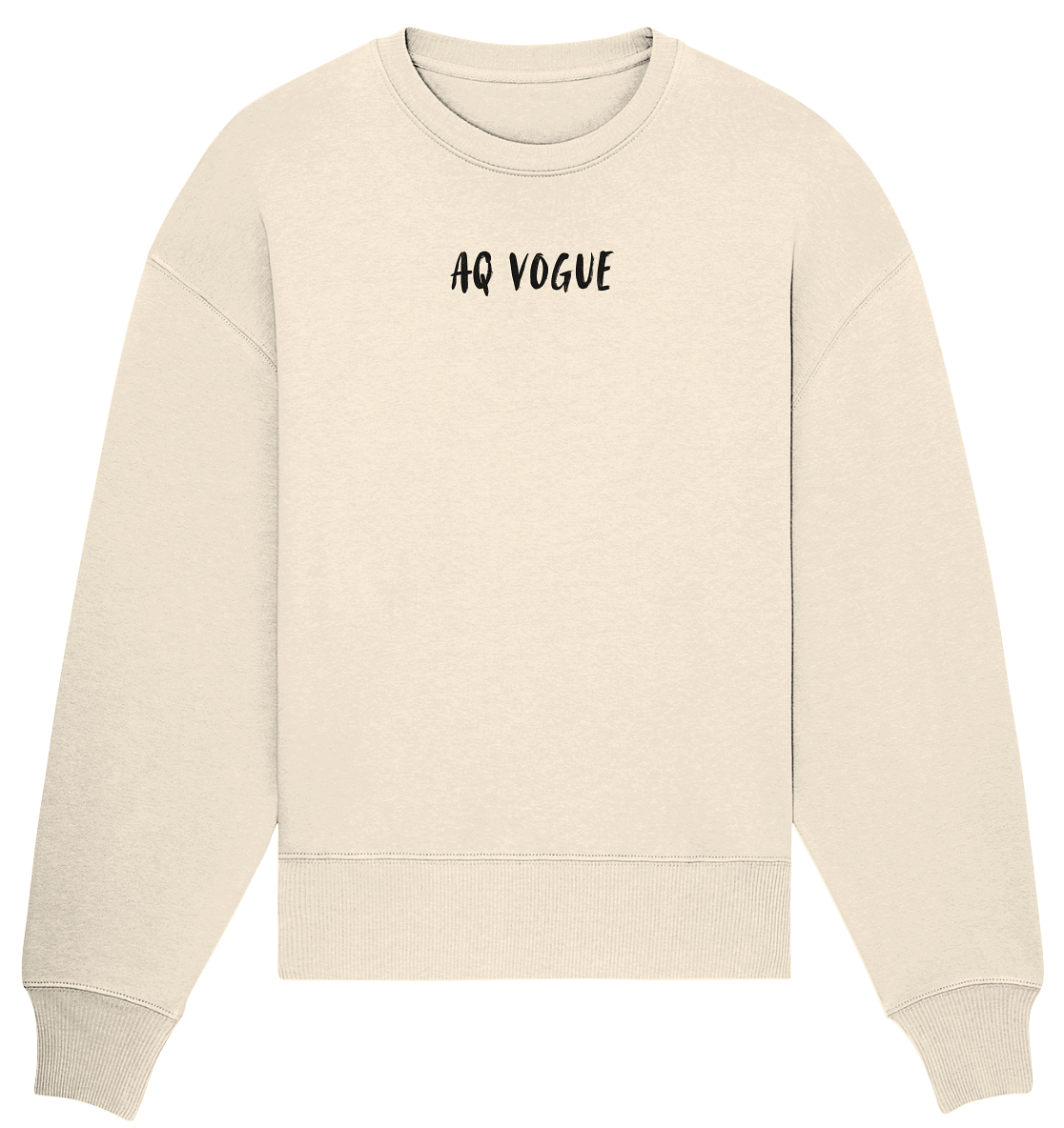 Aq Vogue DTF masked - Organic Oversize Sweatshirt