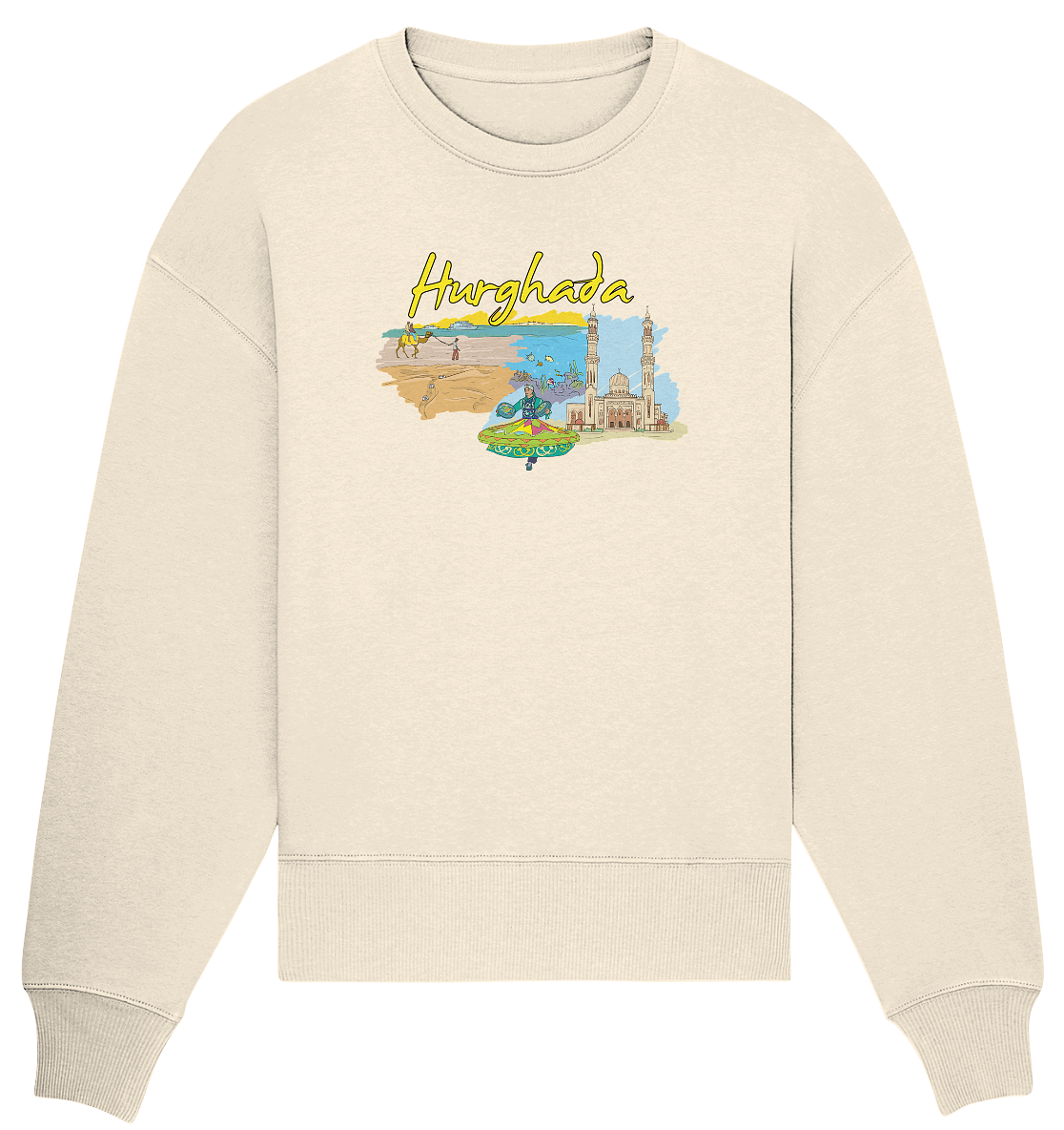 Hurghada - Organic Oversize Sweatshirt