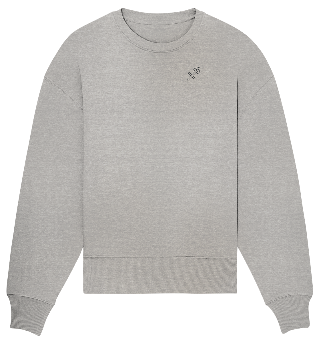Sagittarius - Organic Oversize Sweatshirt (Stick)
