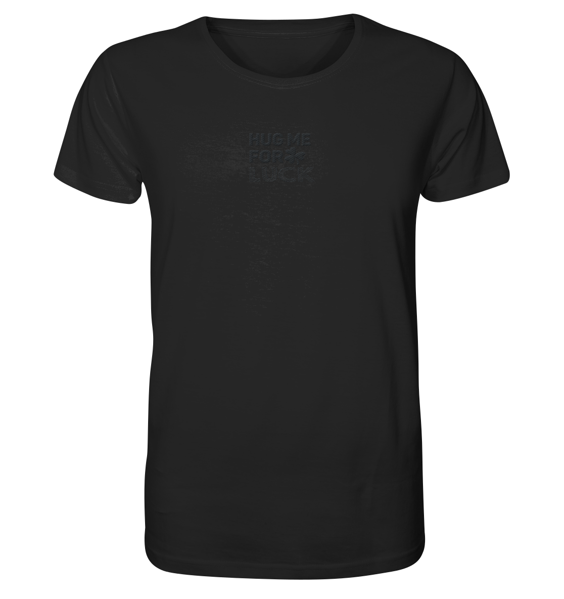 Hug me for luck - Organic Shirt (Stick)