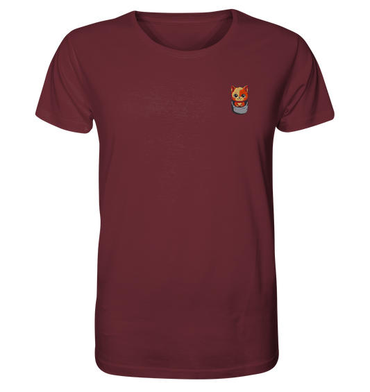 Tiger Cat Pocket - Organic Shirt (Stick)