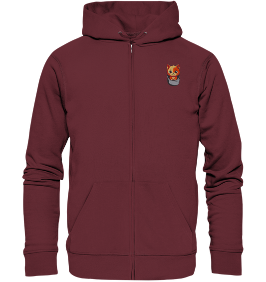 Tiger Cat Pocket - Organic Zipper (Stick)