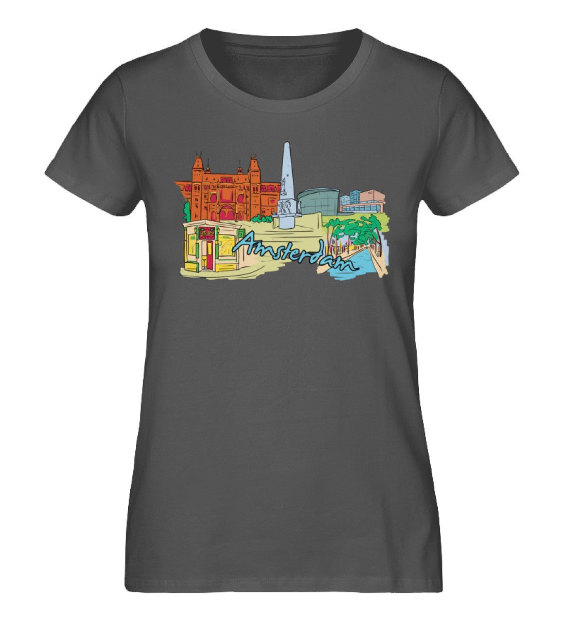 Amsterdam - Damen Premium Organic Shirt - AQ.Vogue