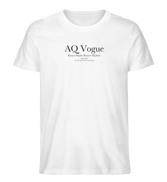 AQ Vogue Black Edition - Herren Premium Organic Shirt - AQ.Vogue