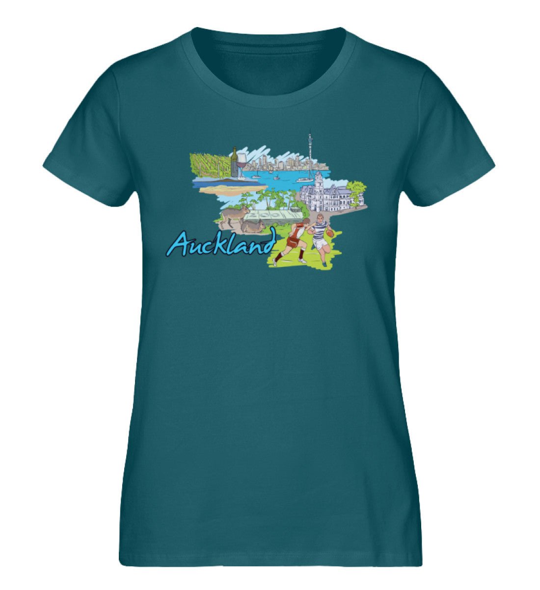 Auckland - Damen Premium Organic Shirt - AQ.Vogue