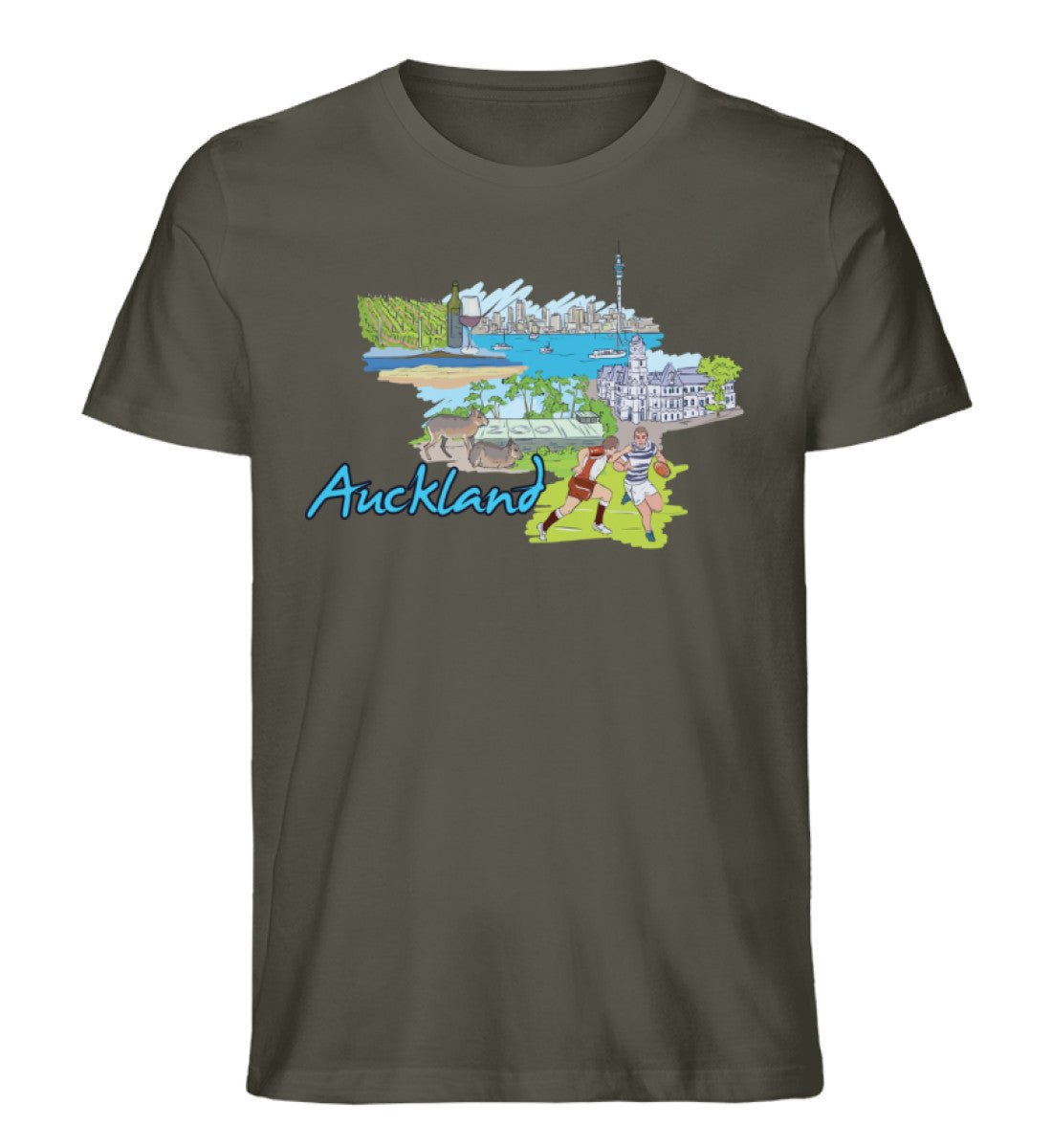 Auckland - Herren Premium Organic Shirt - AQ.Vogue