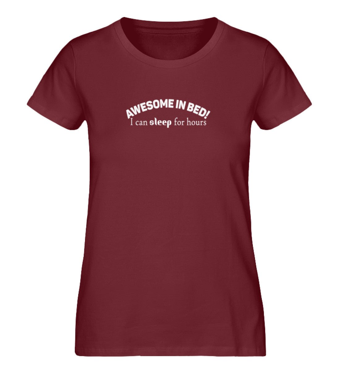 awesome in bed, sleep for hours - Damen Premium Organic Shirt - AQ.Vogue