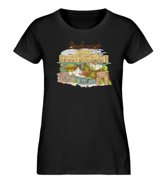 Bucharest - Damen Premium Organic Shirt - AQ.Vogue