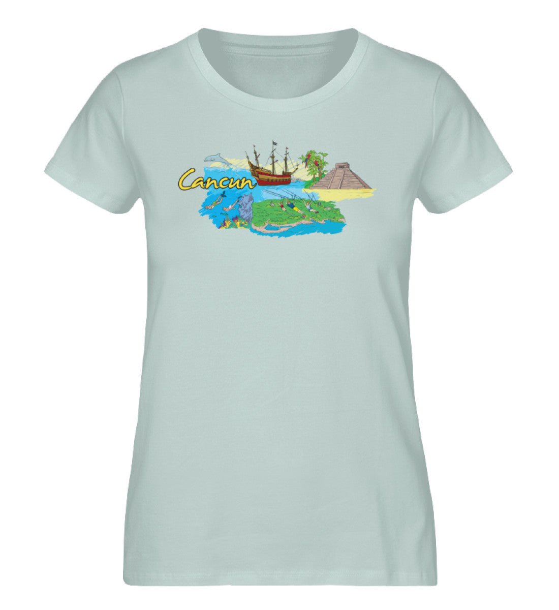 Cancun - Damen Premium Organic Shirt - AQ.Vogue