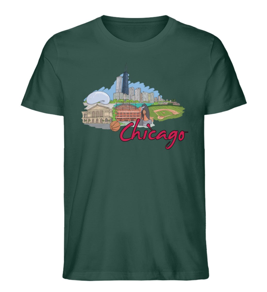 Chicago - Herren Premium Organic Shirt - AQ.Vogue