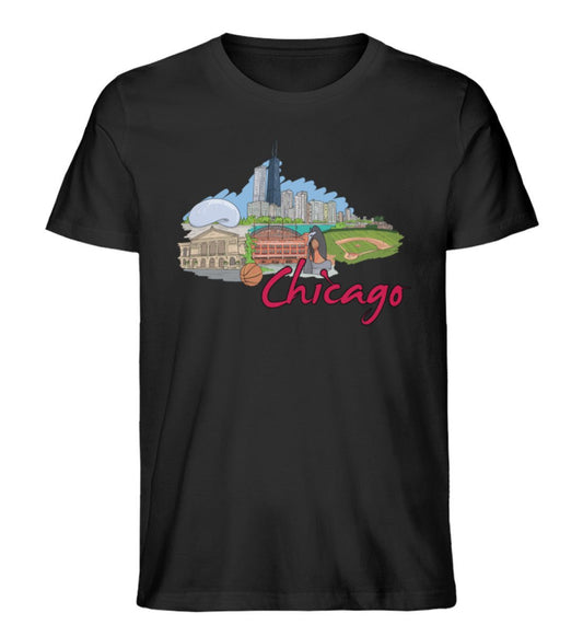Chicago - Herren Premium Organic Shirt - AQ.Vogue