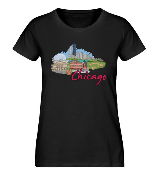 Chicagoo - Damen Premium Organic Shirt - AQ.Vogue