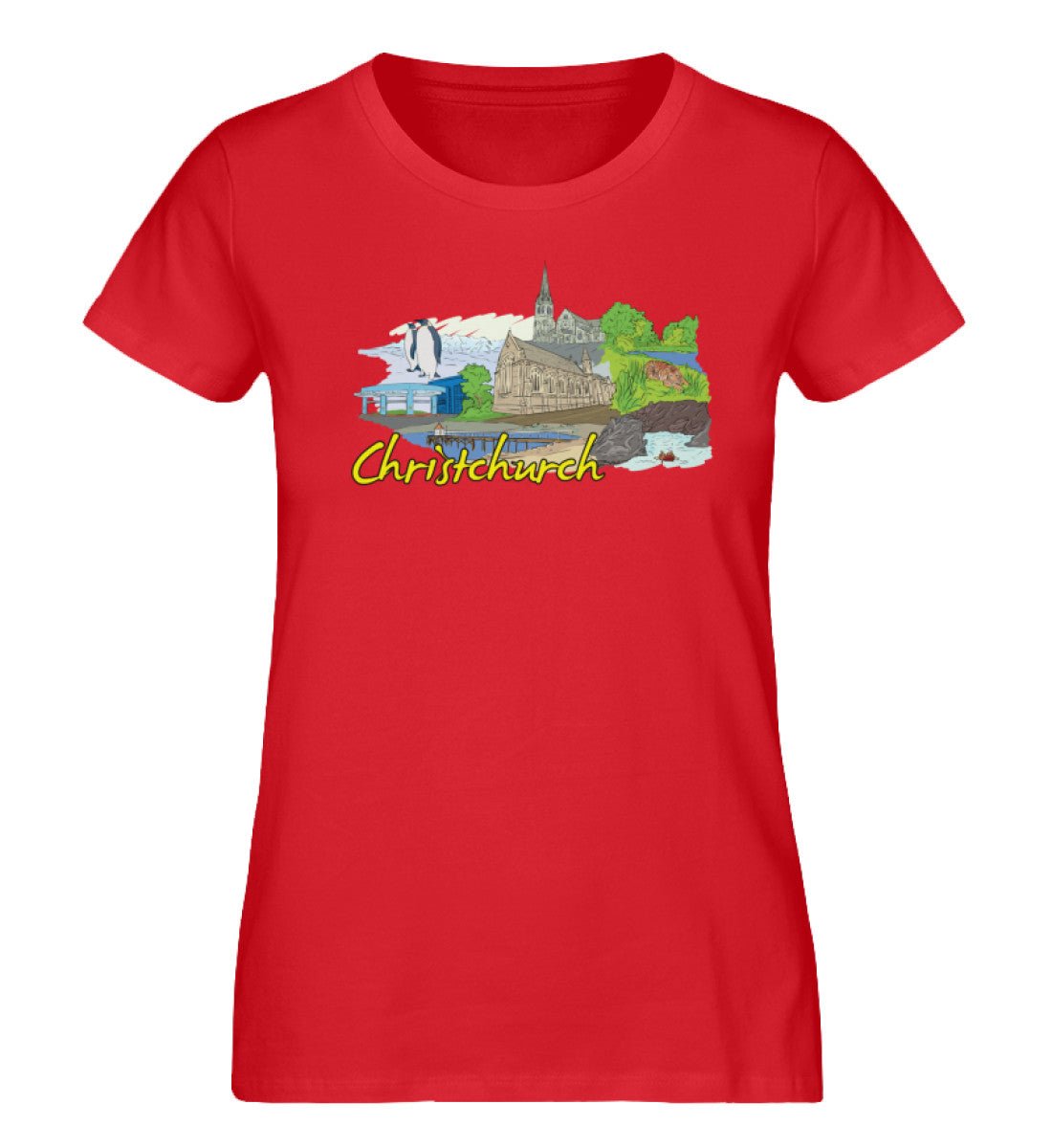 Christchurch - Damen Premium Organic Shirt - AQ.Vogue