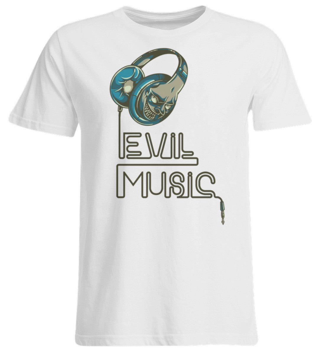 Evil Music - Übergrößenshirt - AQ.Vogue