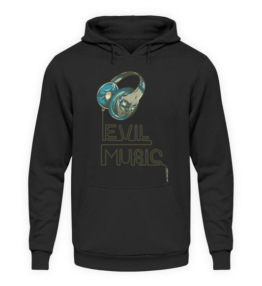 Evil Music - Unisex Kapuzenpullover Hoodie - AQ.Vogue