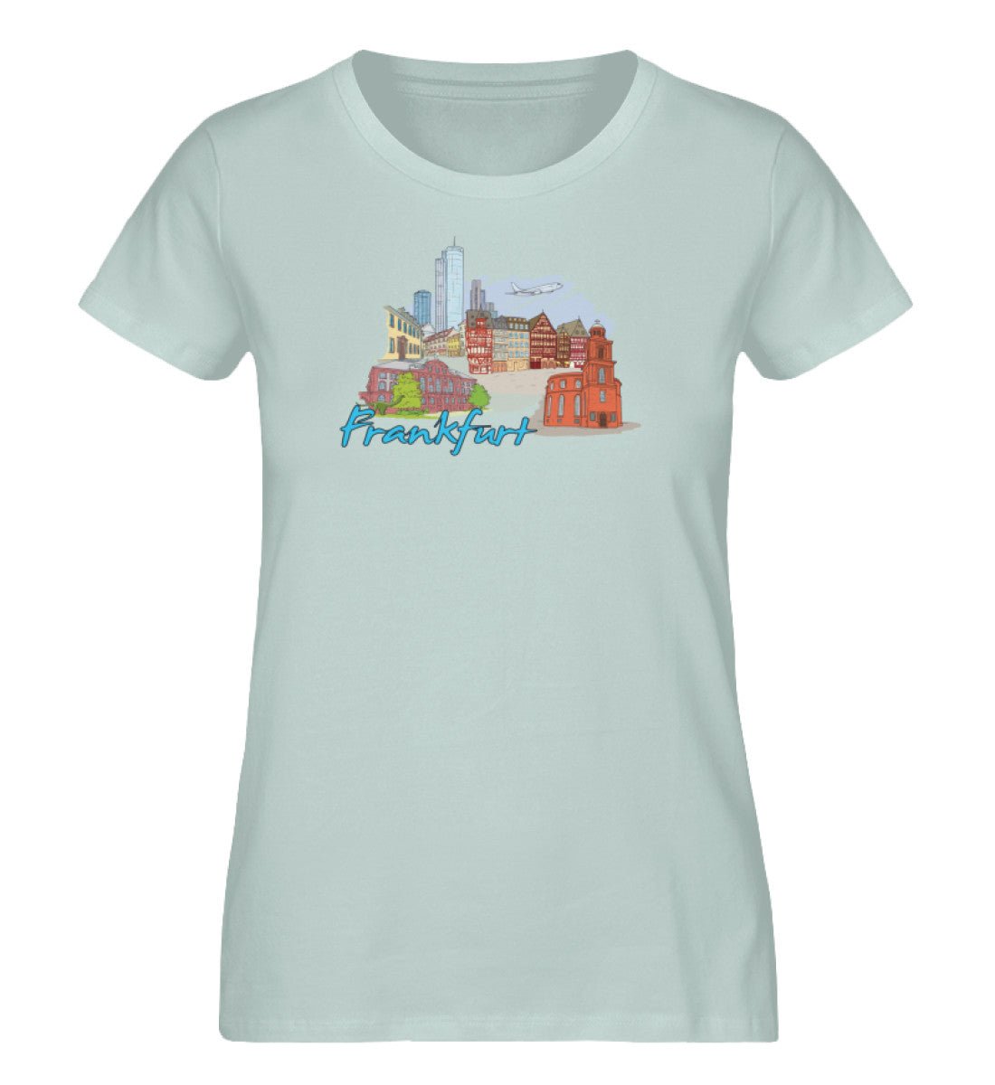 Frankfurt - Damen Premium Organic Shirt - AQ.Vogue