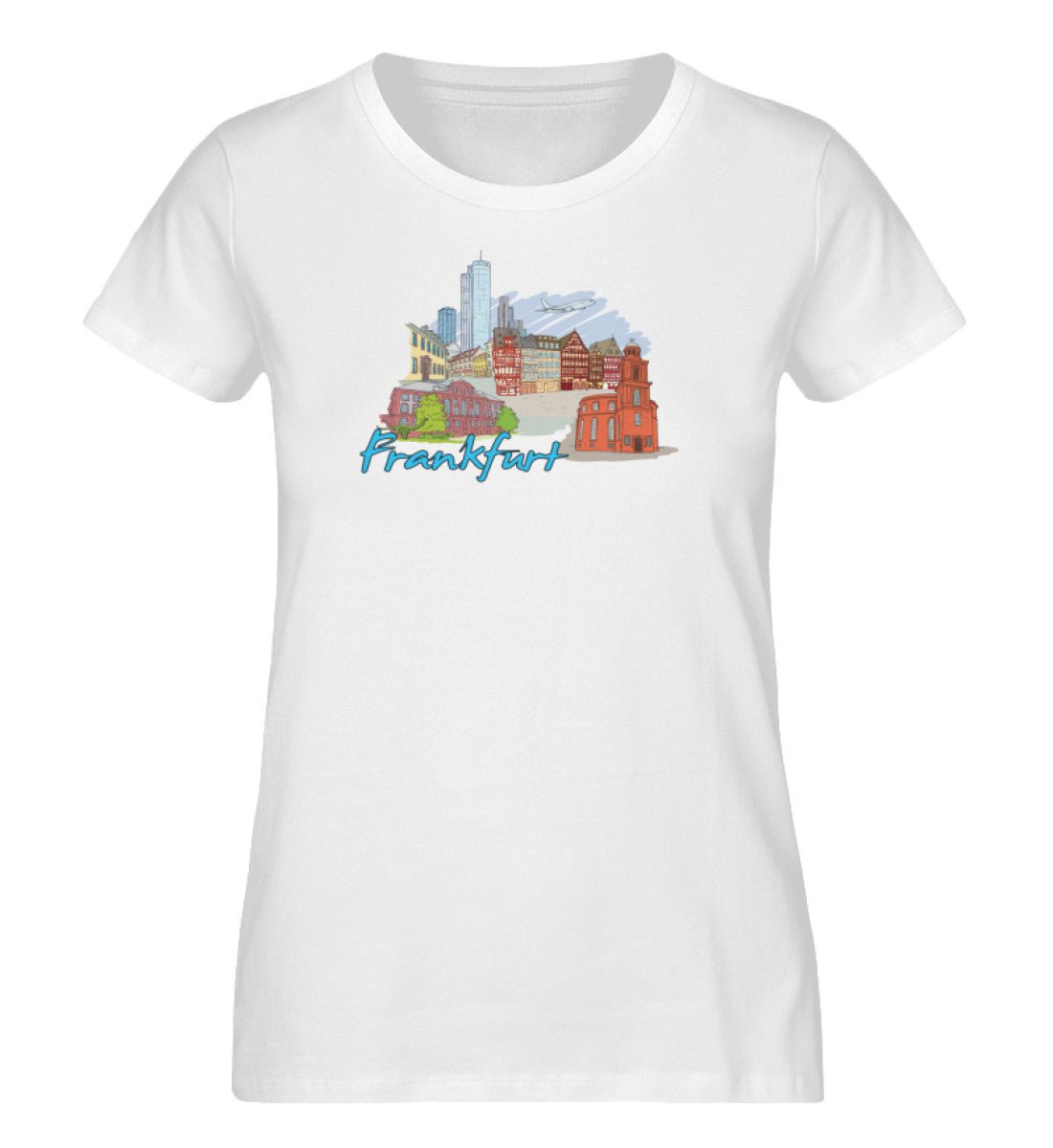 Frankfurt - Damen Premium Organic Shirt - AQ.Vogue