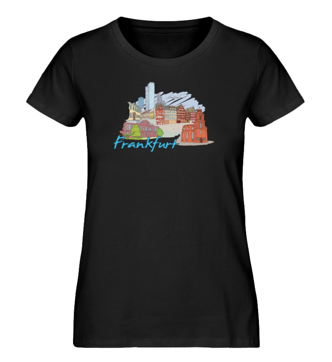 Frankfurt - Damen Premium Organic Shirt - AQ.Vogue