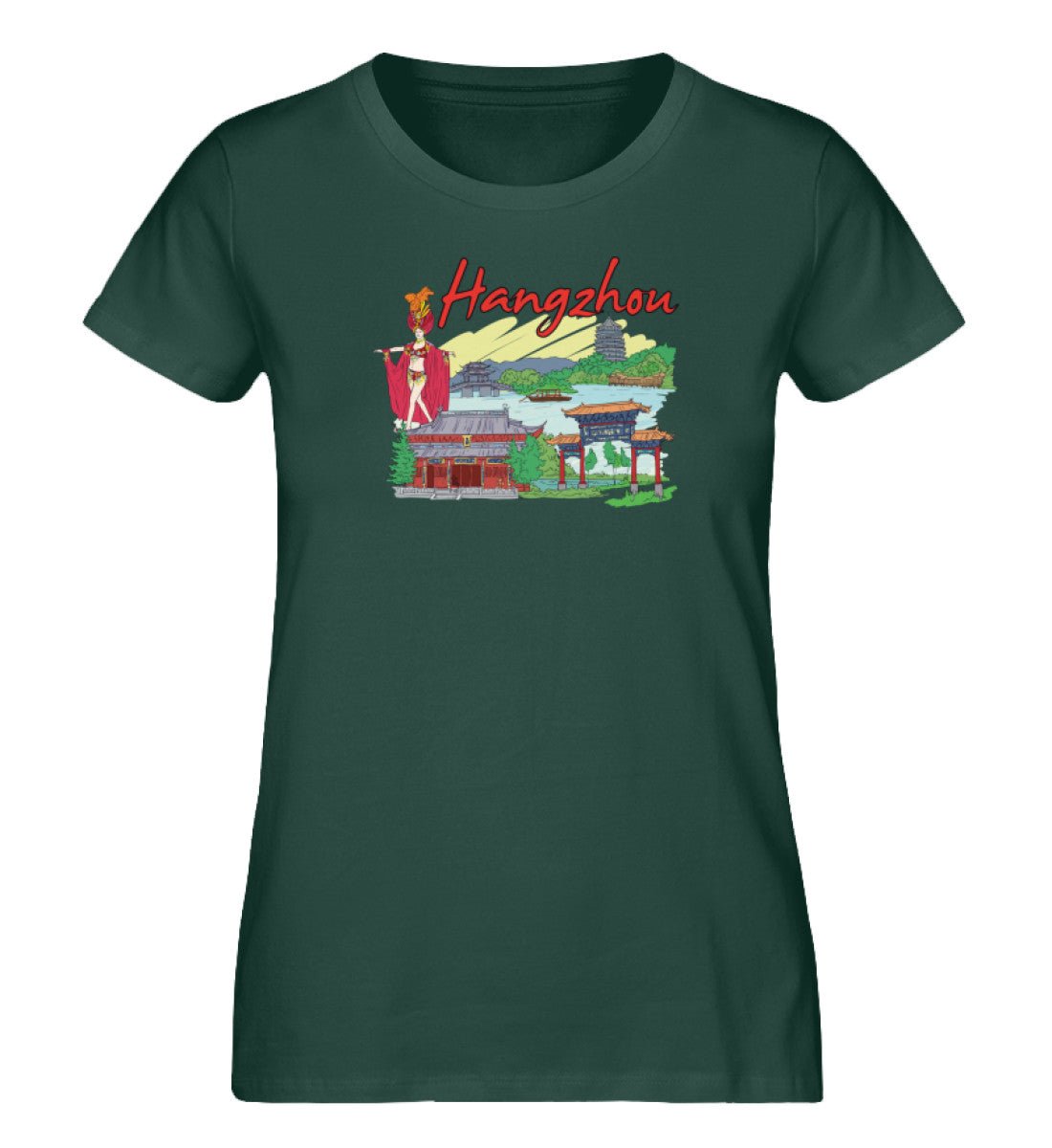 Hangzhou - Damen Premium Organic Shirt - AQ.Vogue