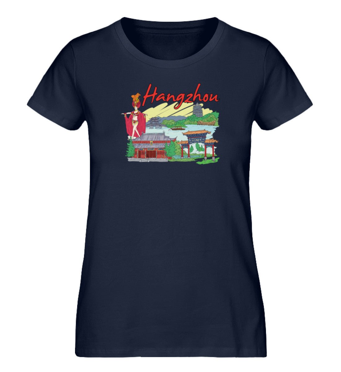 Hangzhou - Damen Premium Organic Shirt - AQ.Vogue