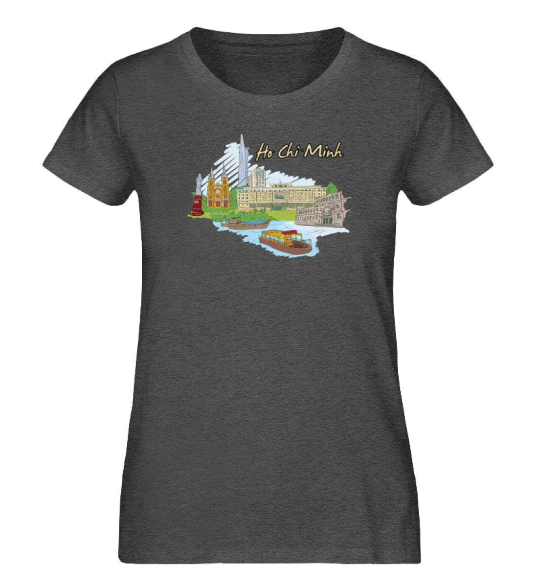 Ho Chi Minh - Damen Premium Organic Shirt - AQ.Vogue