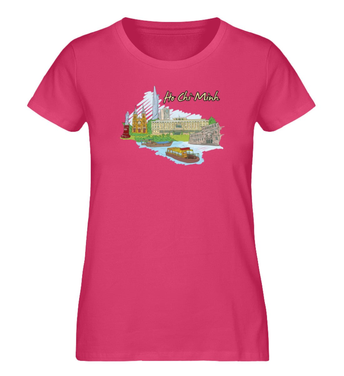 Ho Chi Minh - Damen Premium Organic Shirt - AQ.Vogue