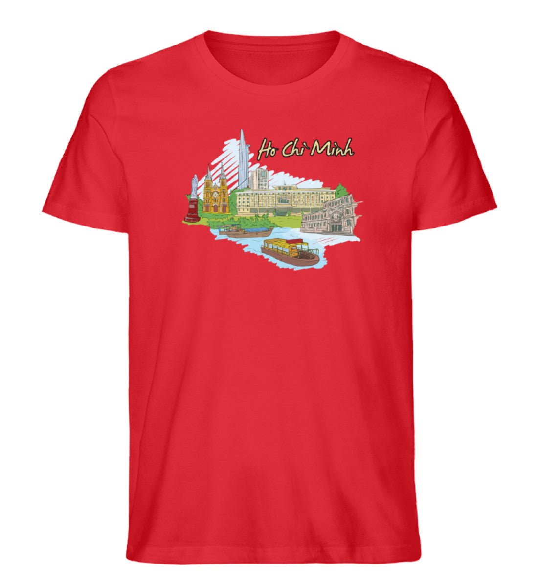 Ho Chi Minh - Herren Premium Organic Shirt - AQ.Vogue