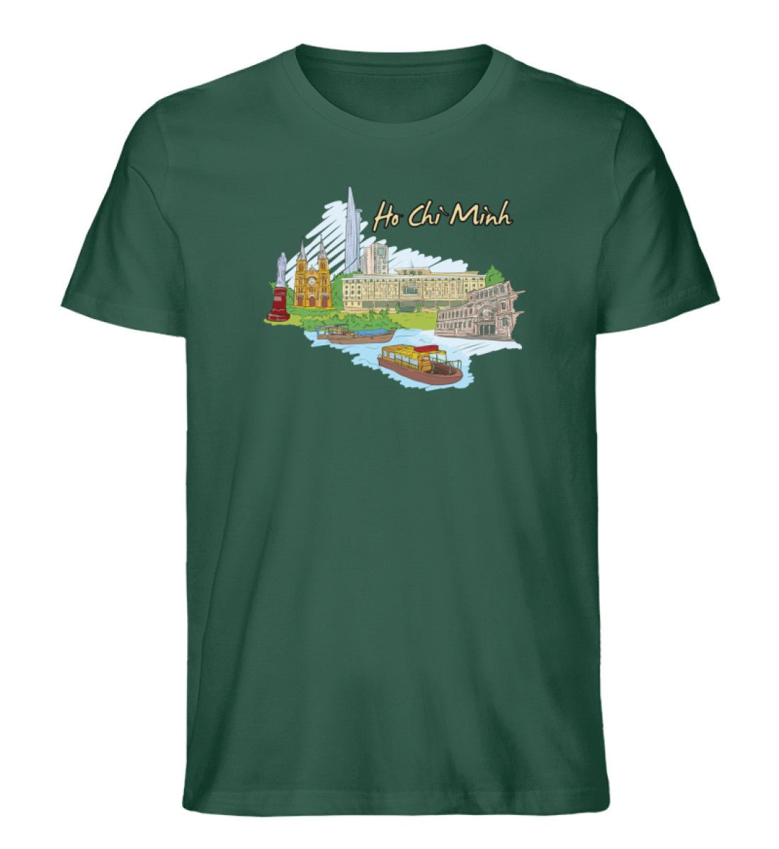 Ho Chi Minh - Herren Premium Organic Shirt - AQ.Vogue