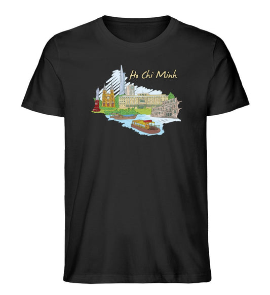Ho Chi Minh - Herren Premium Organic Shirt - AQ.Vogue