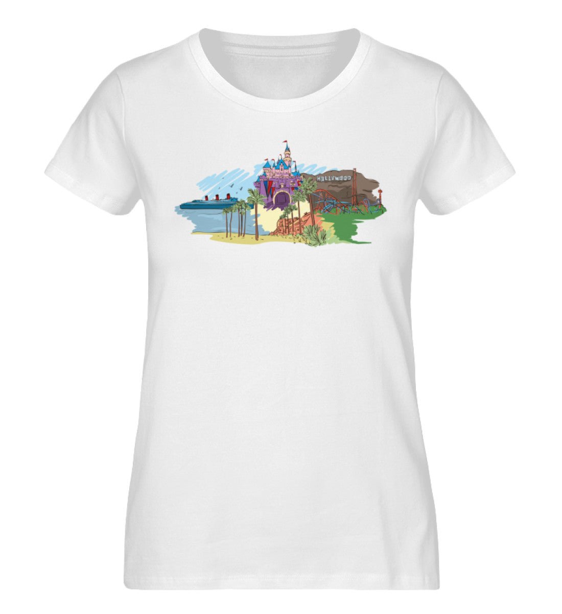 Hollywood - Damen Premium Organic Shirt - AQ.Vogue