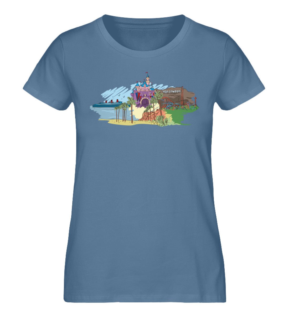 Hollywood - Damen Premium Organic Shirt - AQ.Vogue