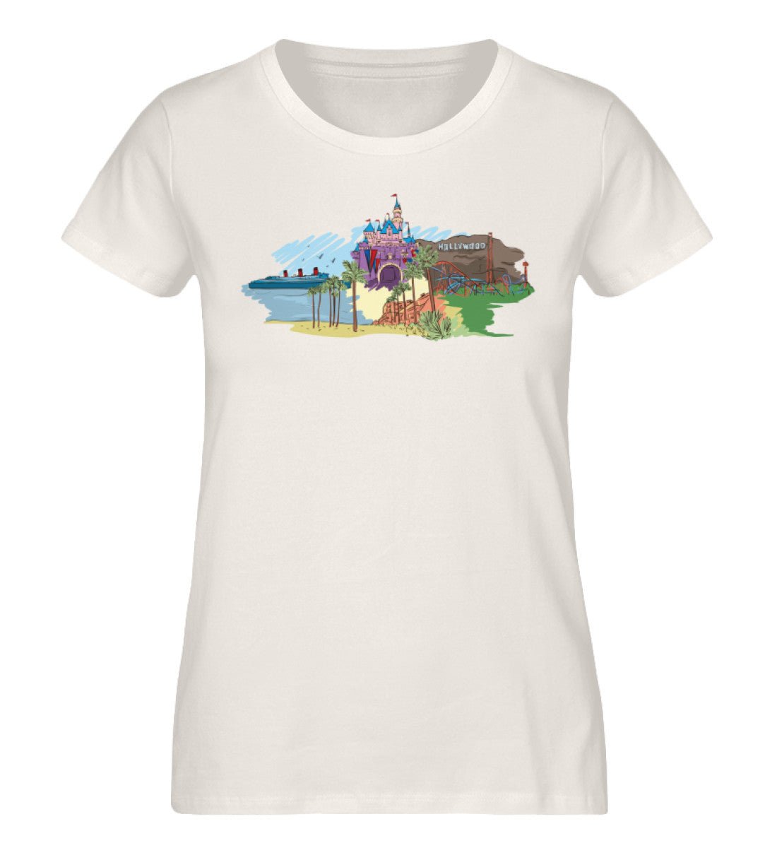 Hollywood - Damen Premium Organic Shirt - AQ.Vogue
