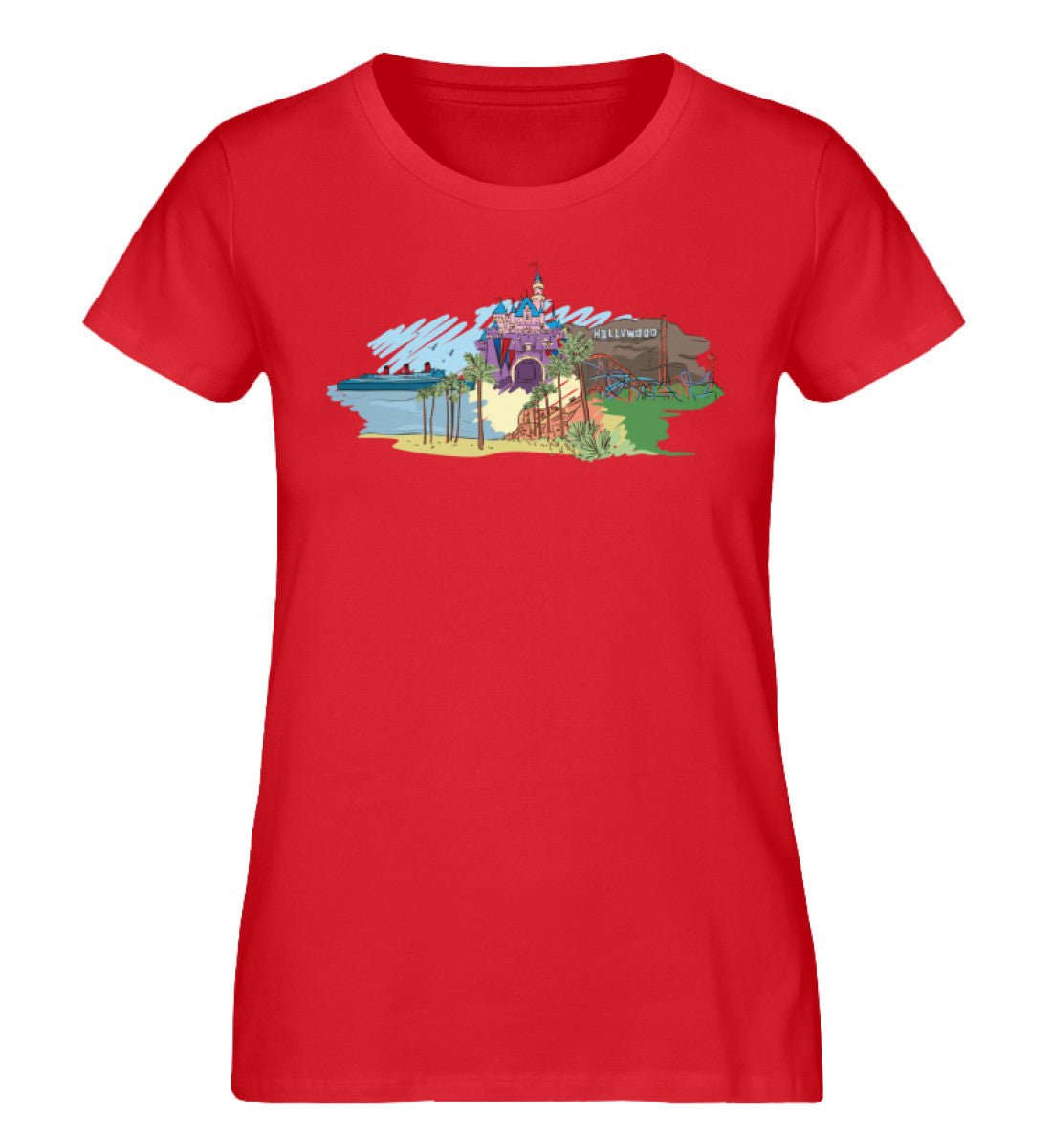 Hollywood - Damen Premium Organic Shirt - AQ.Vogue